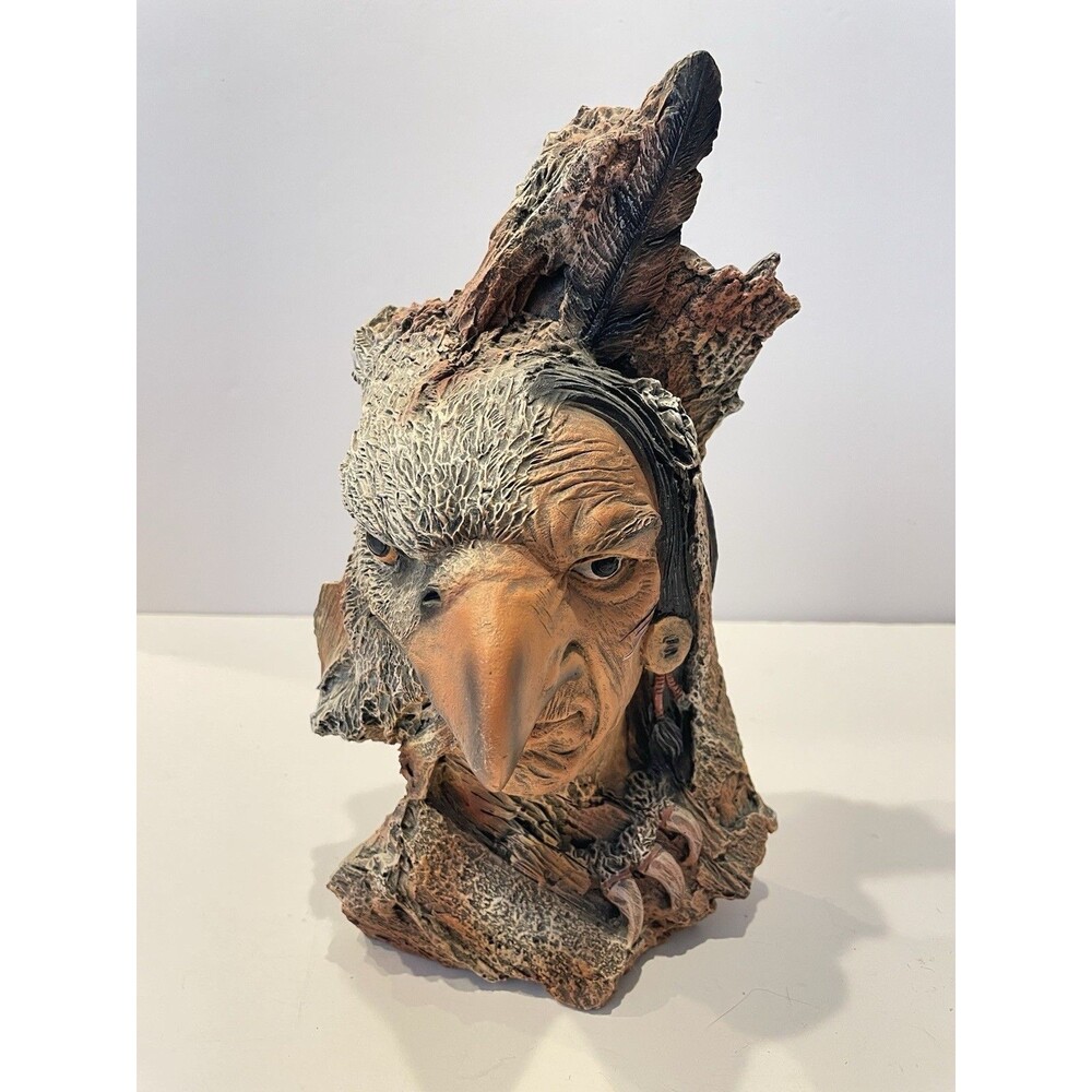 Vintage Native American Eagle Man Figure Maiku Collection Avery Creations, 1995